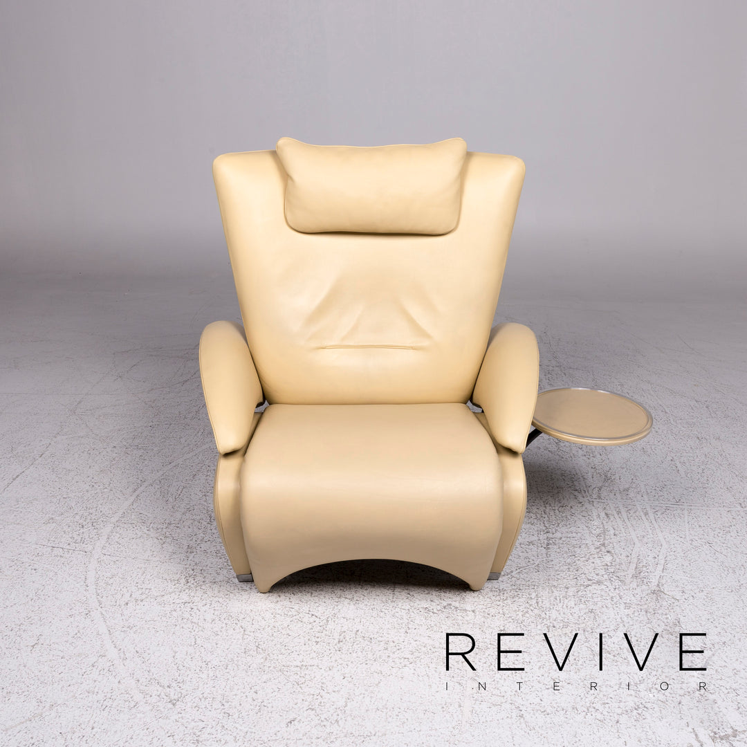 de Sede DS 260 Designer Leder Sessel Beige Relax Funktion #9492