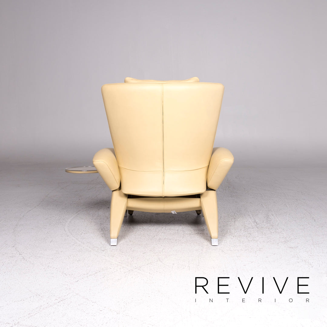 de Sede DS 260 Designer Leder Sessel Beige Relax Funktion #9492