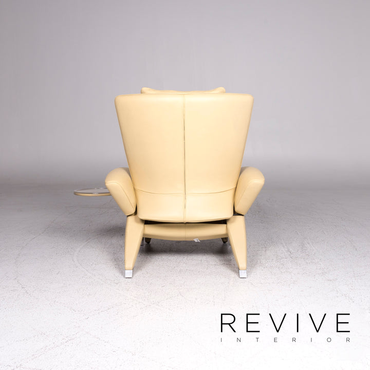 de Sede DS 260 Designer Leder Sessel Beige Relax Funktion #9492