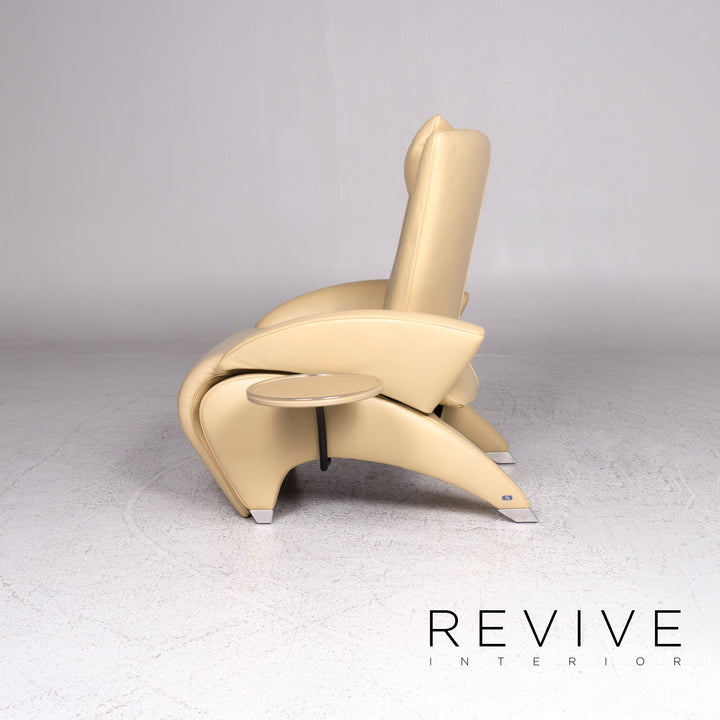 de Sede DS 260 Designer Leder Sessel Beige Relax Funktion #9492