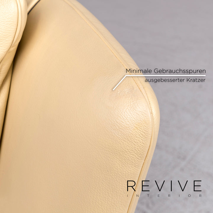 de Sede DS 260 Designer Leder Sessel Beige Relax Funktion #9492