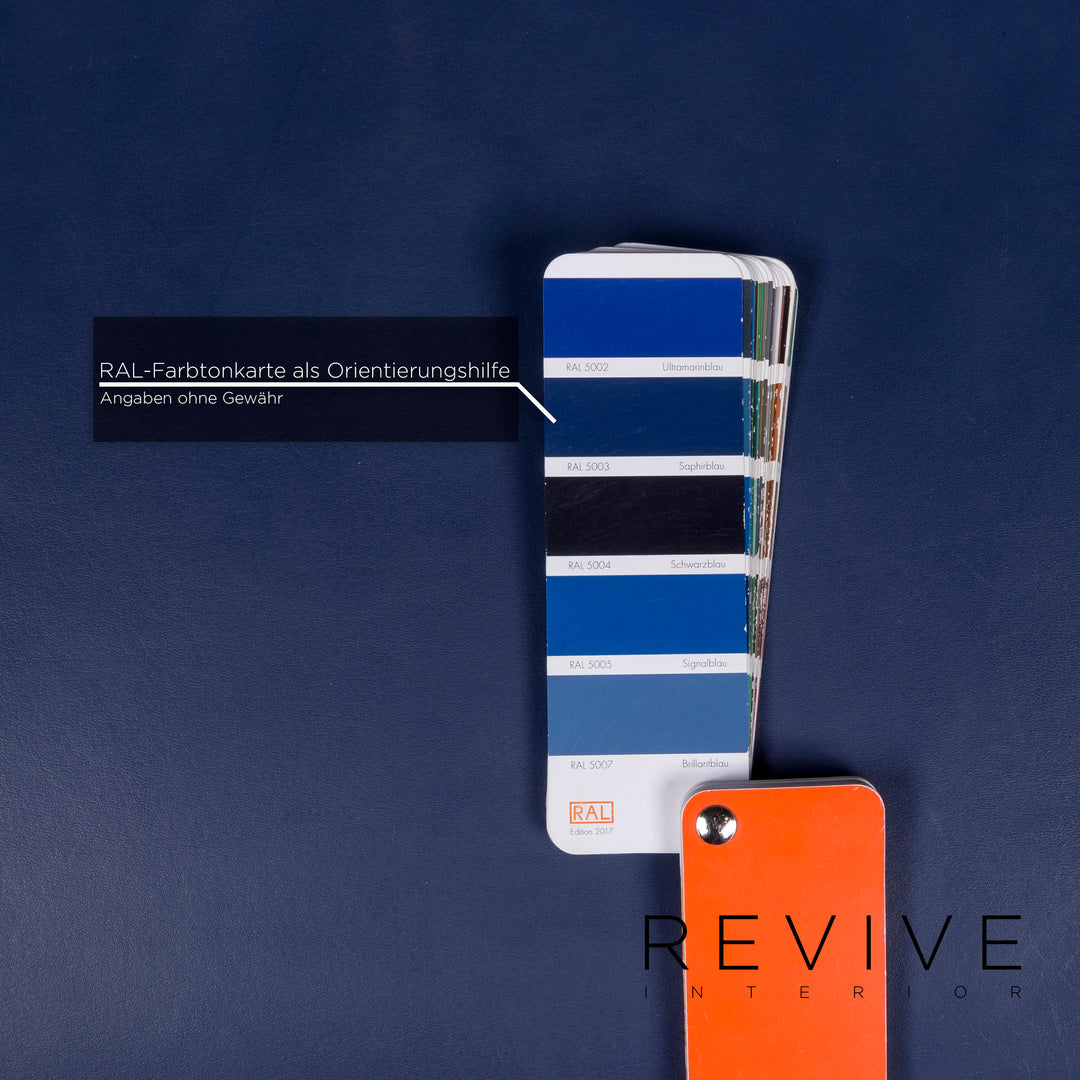 de Sede DS 260 Designer Leder Sessel Blau Relax Funktion #9493