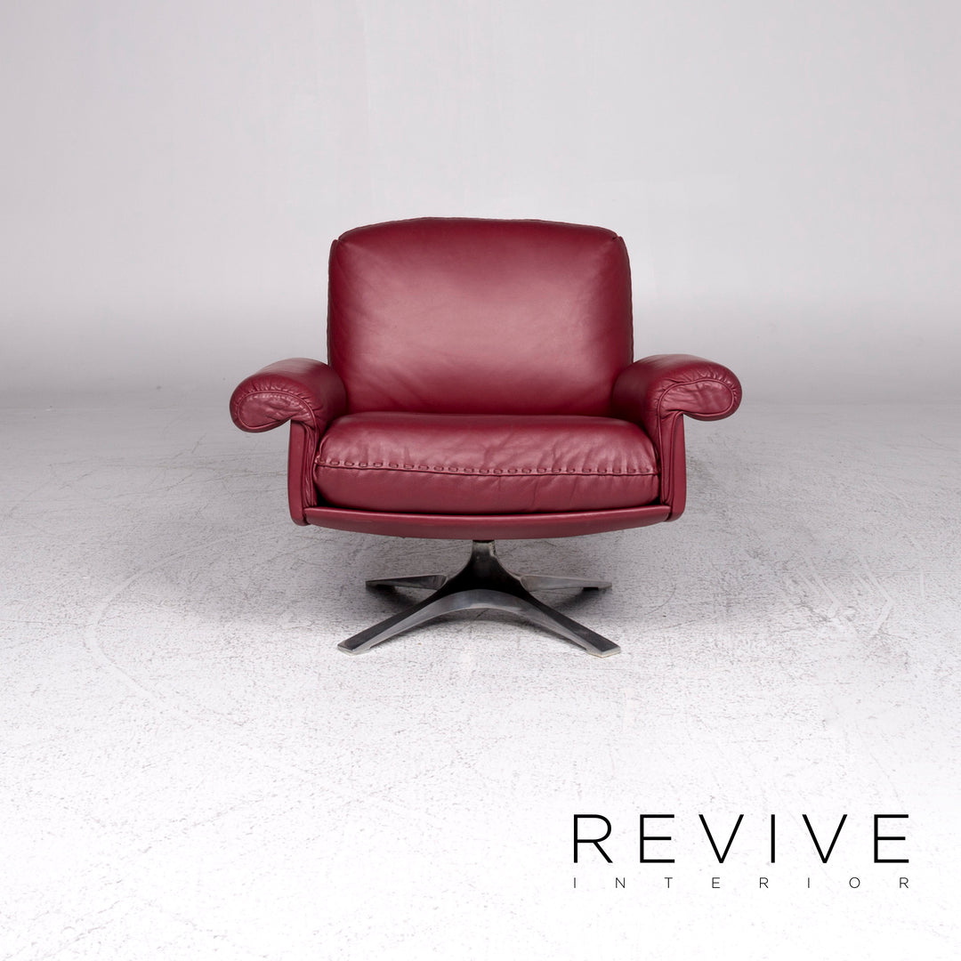 de Sede DS 31 Designer Leder Sessel Rot #9498