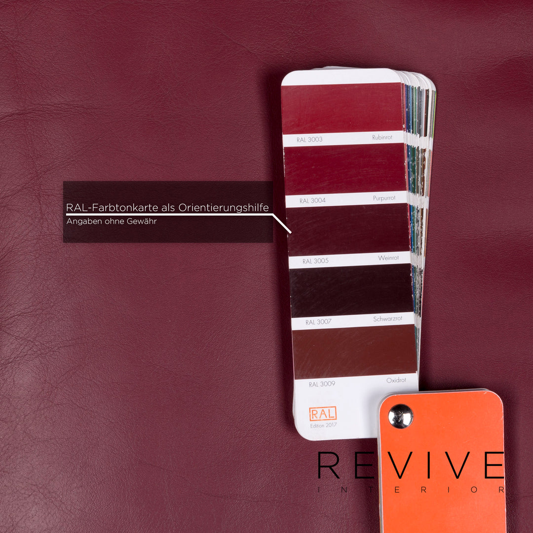 de Sede DS 31 Designer Leder Sessel Rot #9498