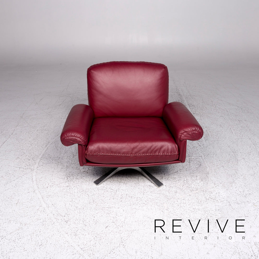 de Sede DS 31 Designer Leder Sessel Rot #9498