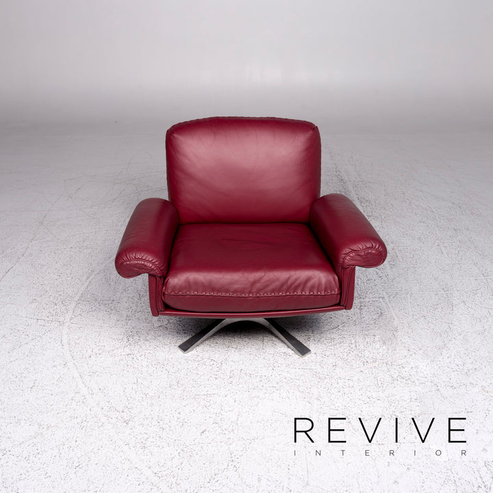 de Sede DS 31 Designer Leder Sessel Rot #9498
