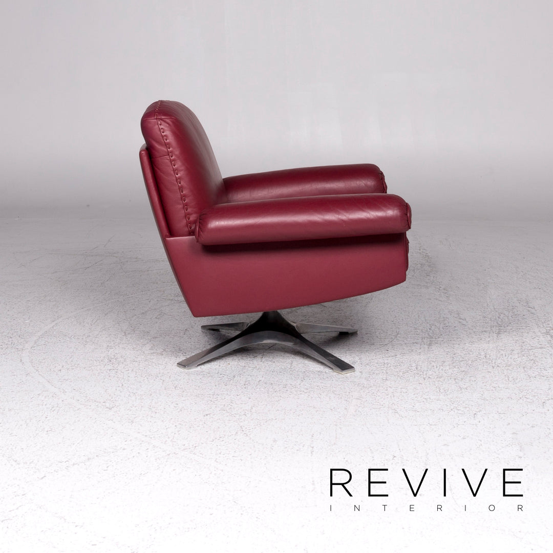de Sede DS 31 Designer Leder Sessel Rot #9498