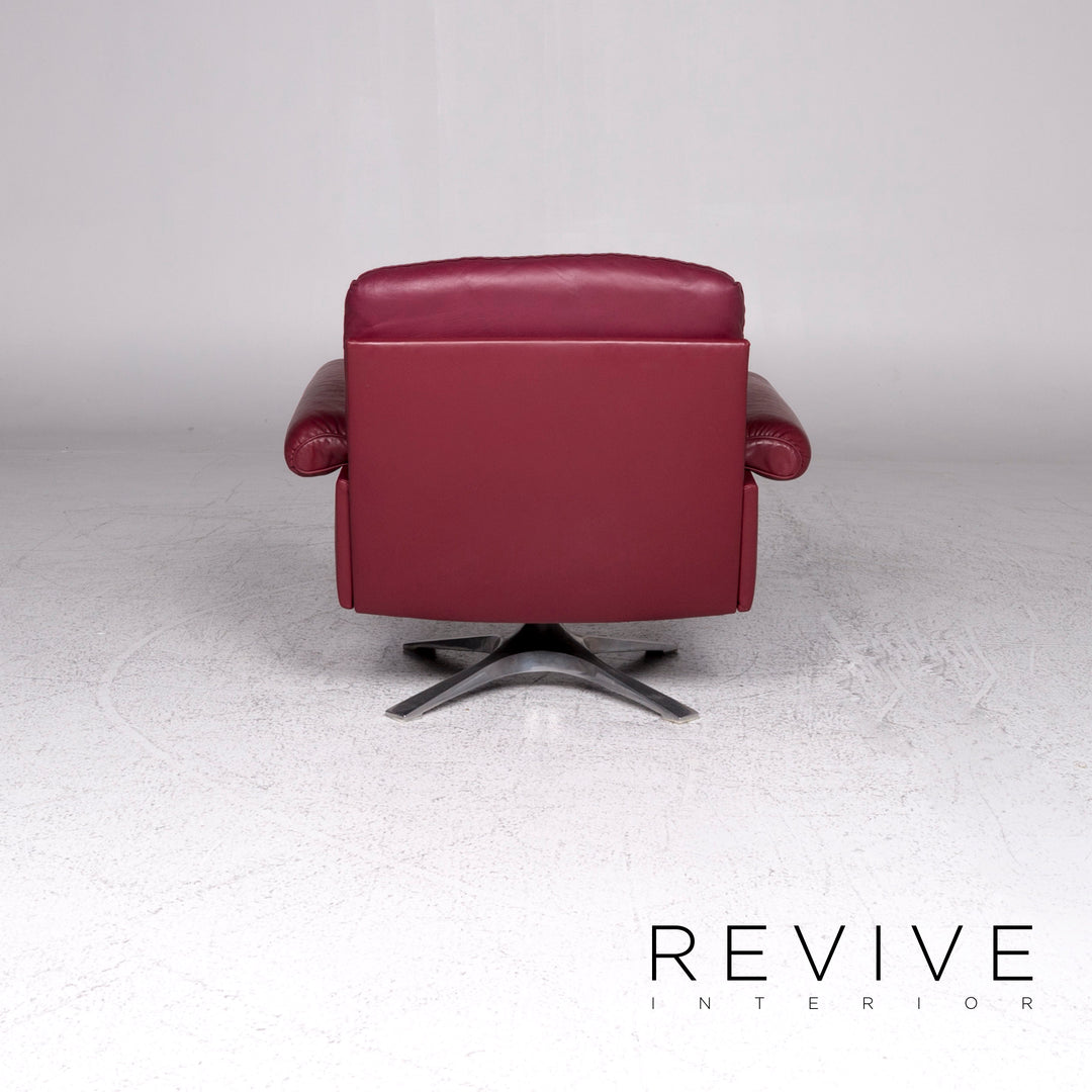 de Sede DS 31 Designer Leder Sessel Rot #9498