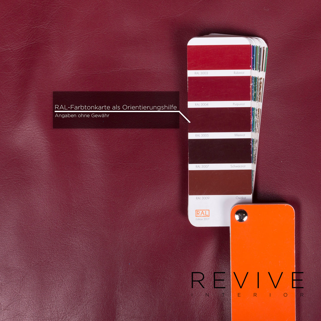 de Sede DS 31 Designer Leder Sessel Rot #9499