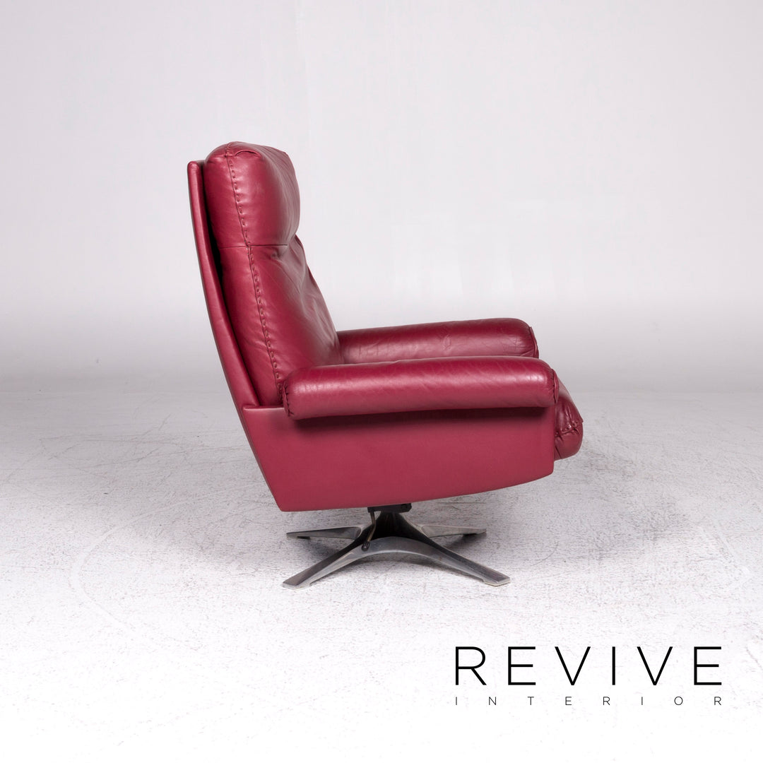 de Sede DS 31 Designer Leder Sessel Rot #9499