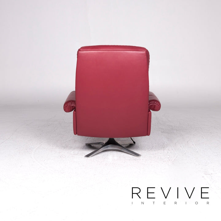 de Sede DS 31 Designer Leder Sessel Rot #9499