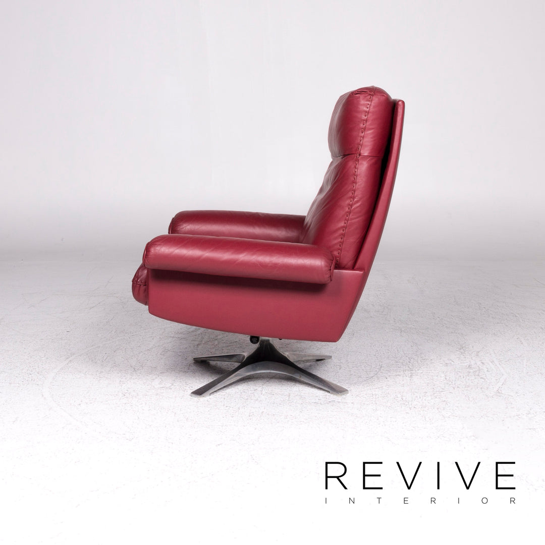de Sede DS 31 Designer Leder Sessel Rot #9499