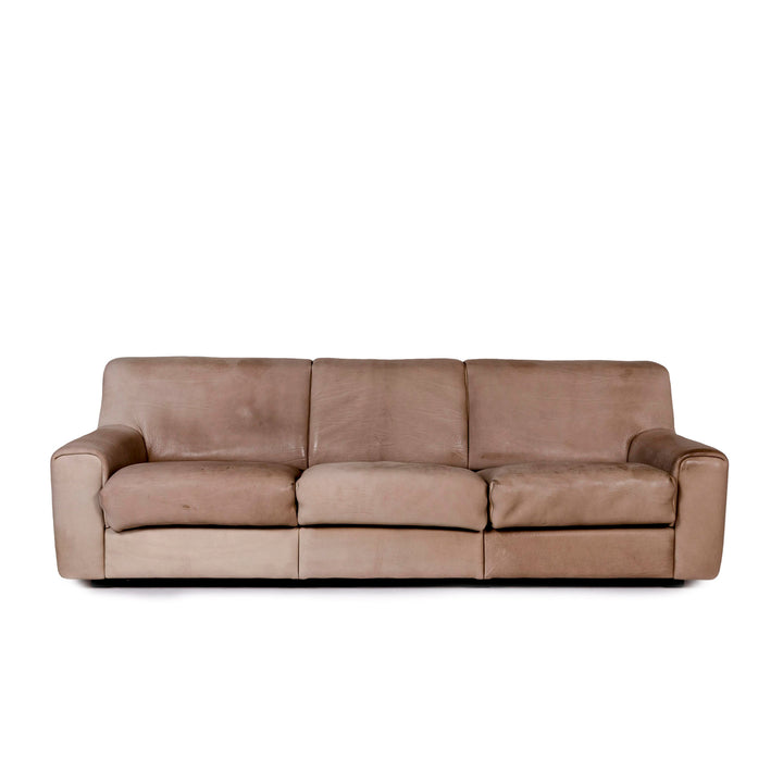 de Sede DS 42 Leder Sofa Braun Dreisitzer Couch #10339