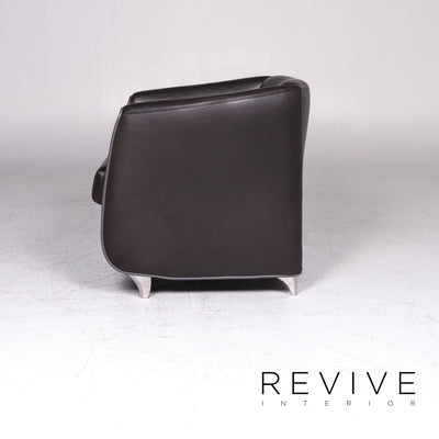 de Sede Leder Sessel Schwarz #9143