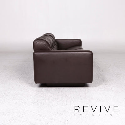 de Sede Leder Sofa Garnitur Braun 1x Dreisitzer 1x Zweisitzer 2x Sessel #9919