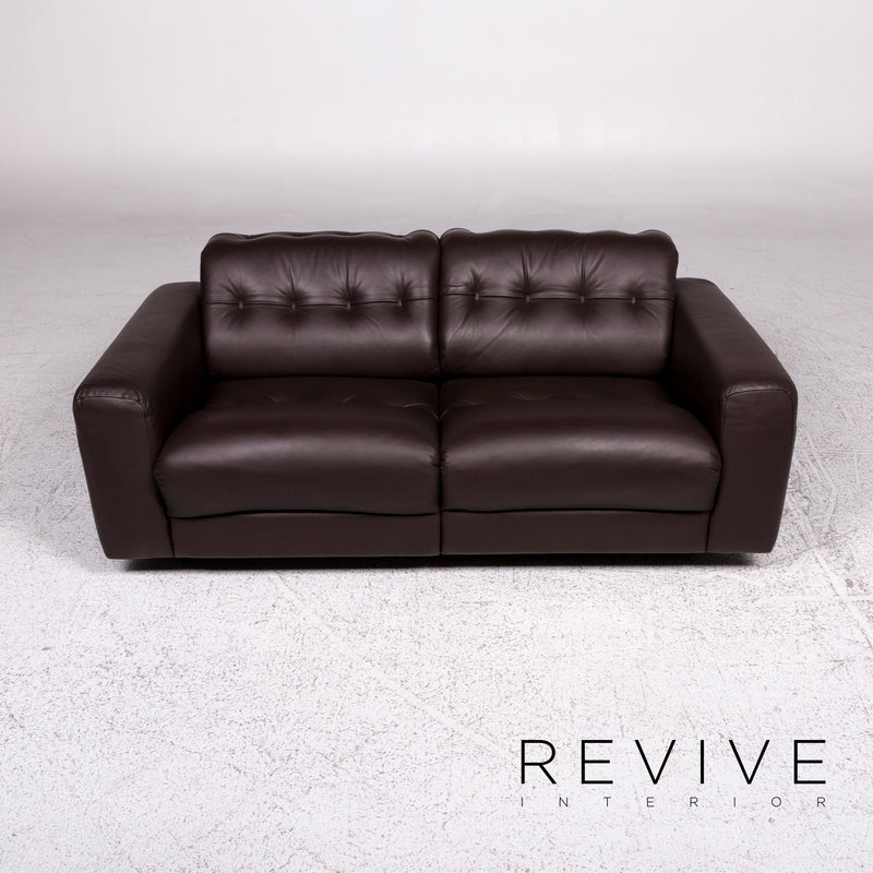 de Sede Leder Sofa Garnitur Braun 1x Dreisitzer 1x Zweisitzer 2x Sessel 