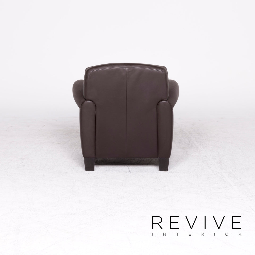 de Sede designer leather armchair set brown genuine leather chair #8829