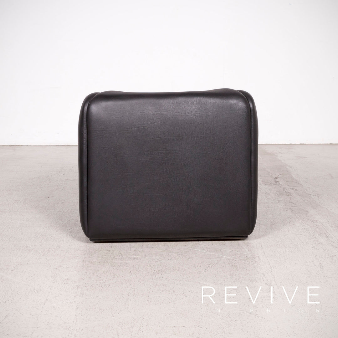 de Sede ds 47 Leder Sessel Schwarz Echtleder #8258