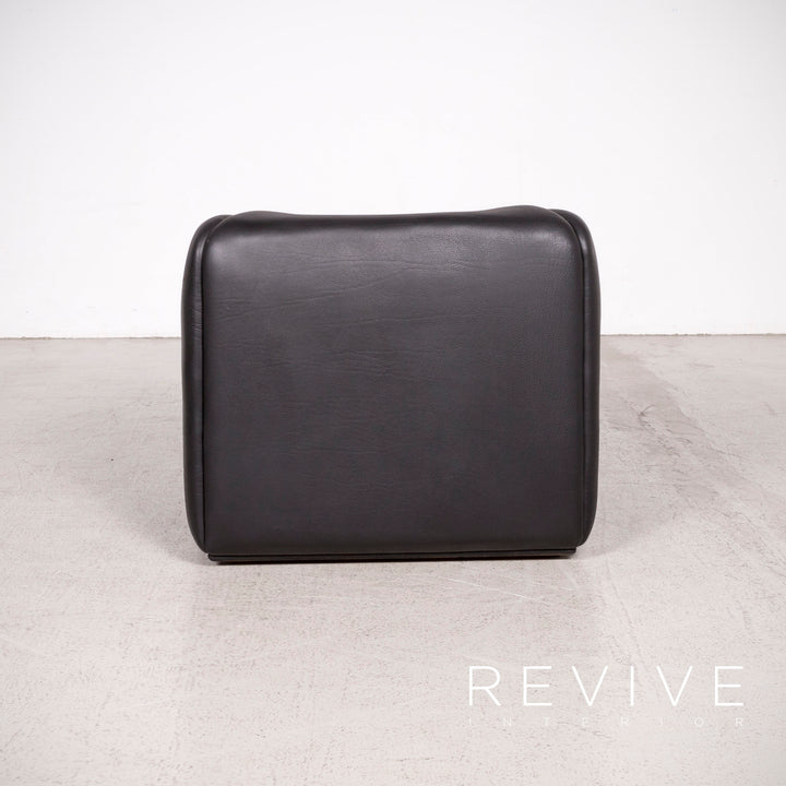 de Sede ds 47 Leder Sessel Schwarz Echtleder #8258