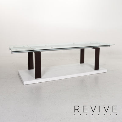 DESALTO Stilt Glas Holz Esstisch Ausziebar Tisch #13182