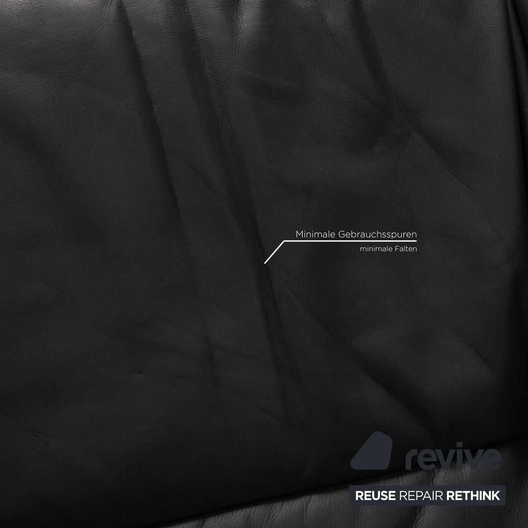 de Sede DS 450 Leder Zweisitzer Grau Sofa Couch Funktion