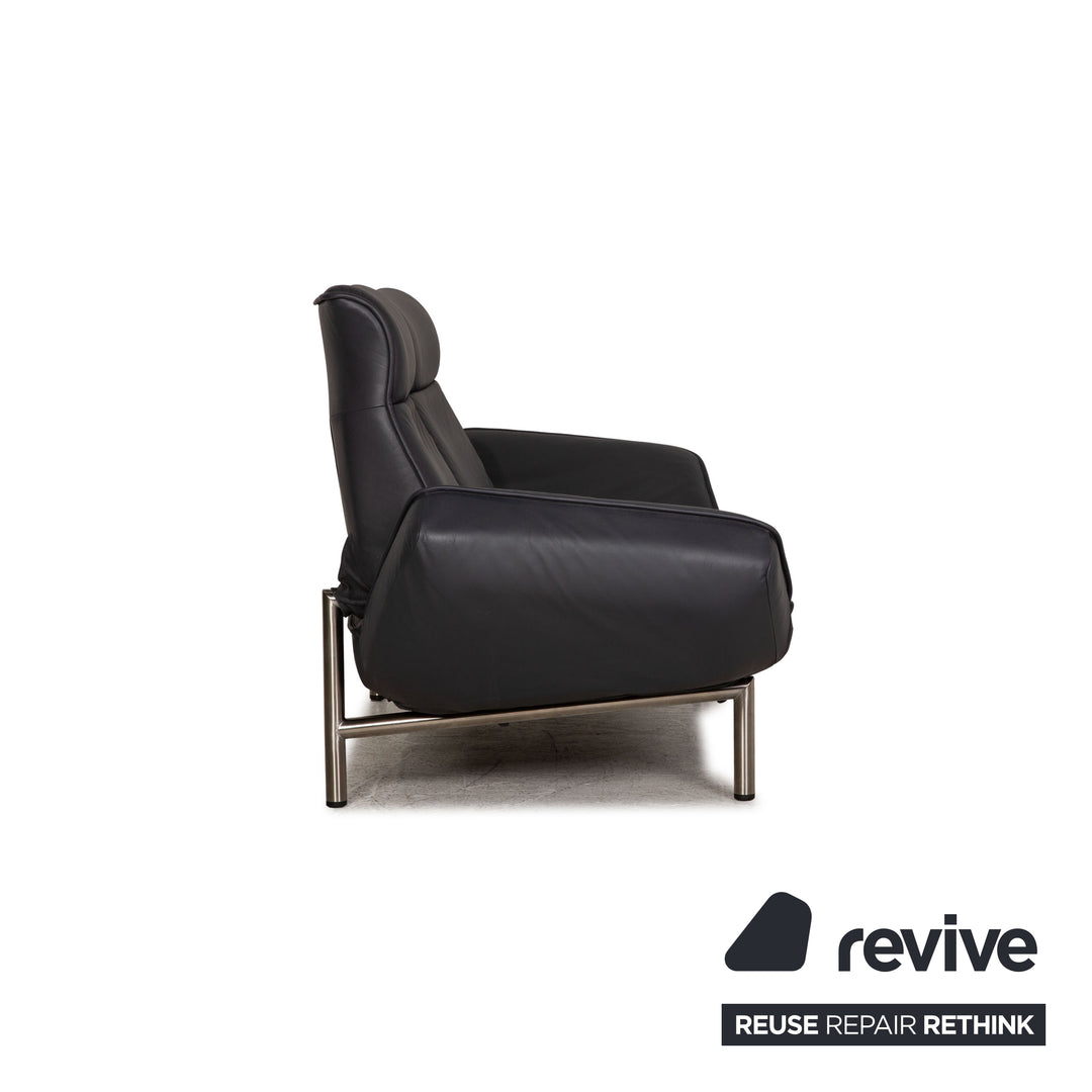 de Sede DS 450 Leder Zweisitzer Grau Sofa Couch Funktion