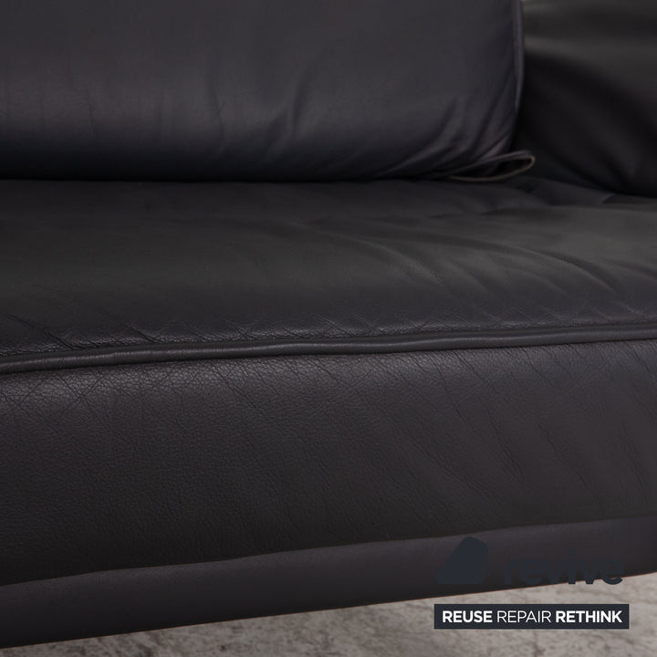 de Sede DS 450 Leder Zweisitzer Grau Sofa Couch Funktion