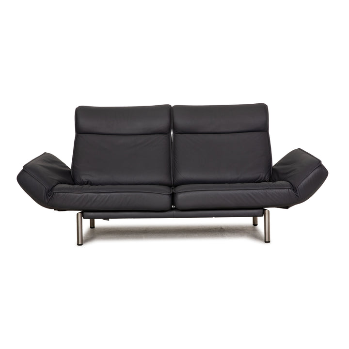 de Sede DS 450 Leder Zweisitzer Grau Sofa Couch Funktion