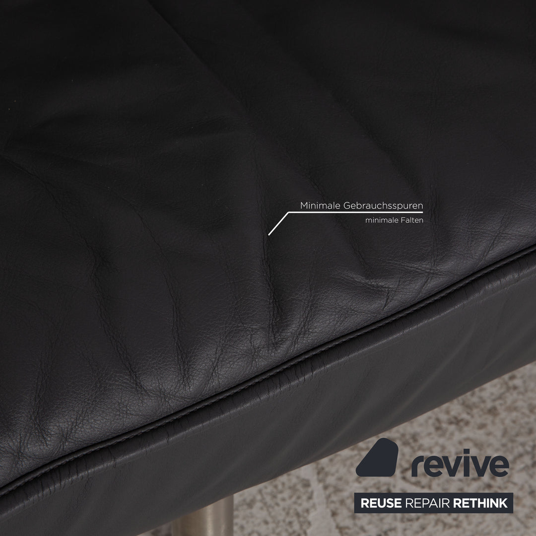 de Sede DS 450 Leder Zweisitzer Grau Sofa Couch Funktion