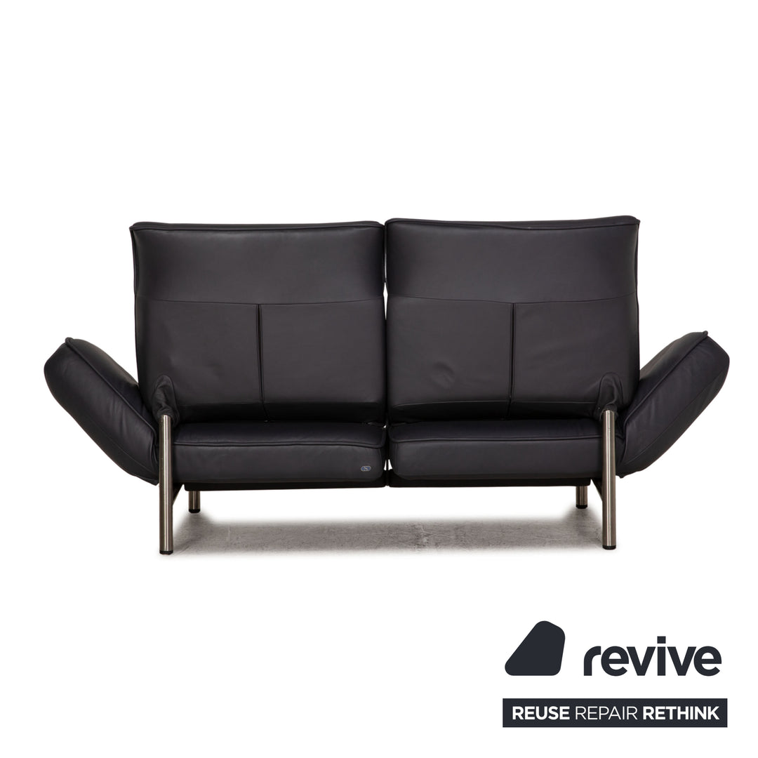 de Sede DS 450 Leder Zweisitzer Grau Sofa Couch Funktion