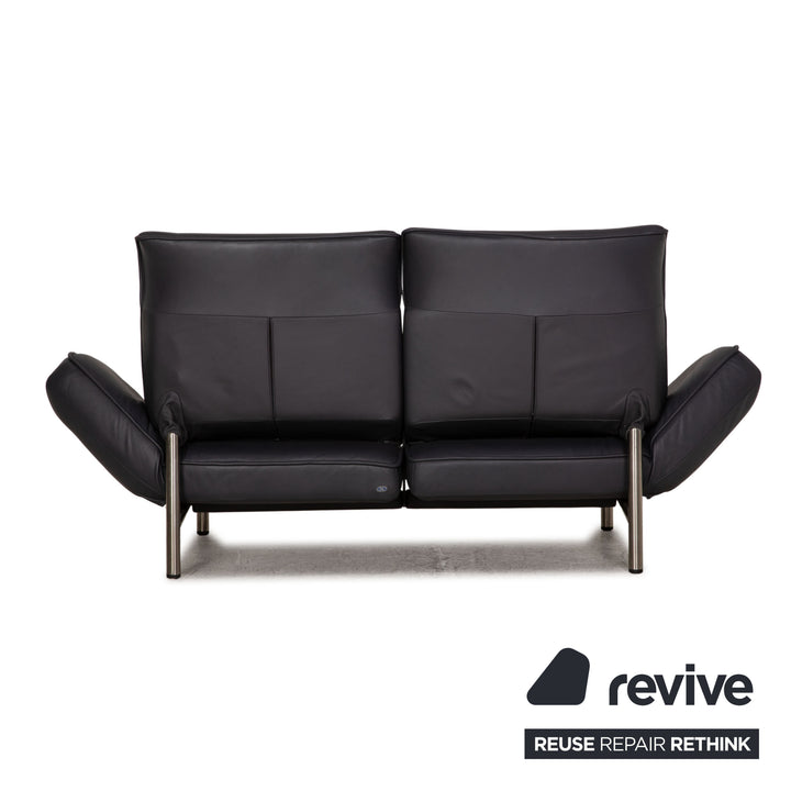 de Sede DS 450 Leder Zweisitzer Grau Sofa Couch Funktion