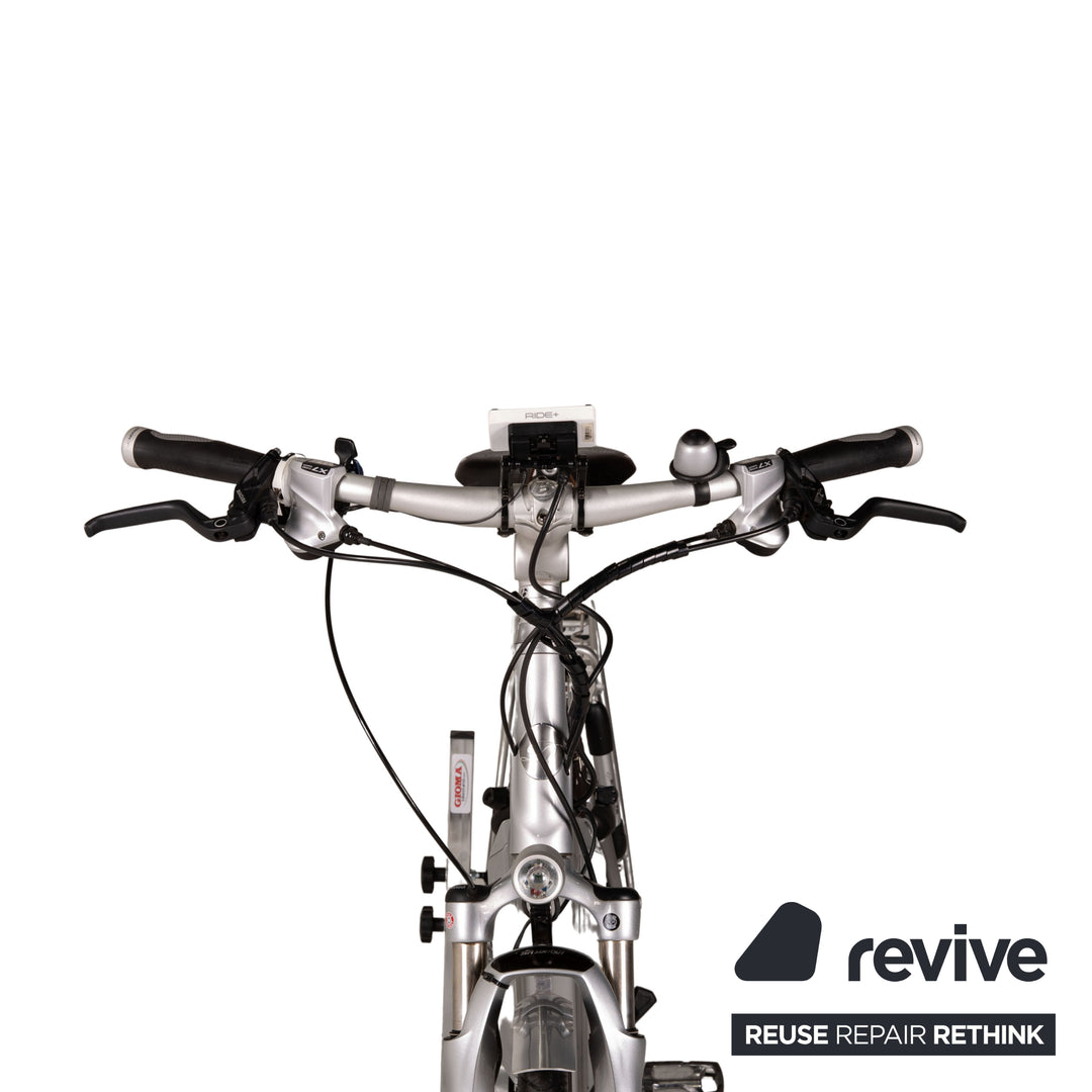 diamant fahrrad 2012 Diamant E-City Bike Zouma Elite Plus 2012 Silber Aluminium - 2. Hand