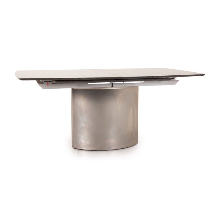 Draenert Adler 2 Nr. 1224 Stein Metall Esstisch Anthrazit Ausziehbar Tisch