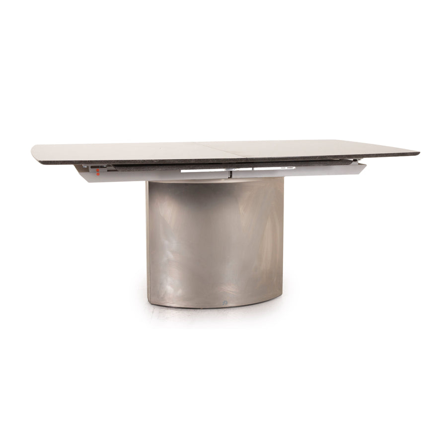 Draenert Adler 2 Nr. 1224 Stein Metall Esstisch Anthrazit Ausziehbar Tisch
