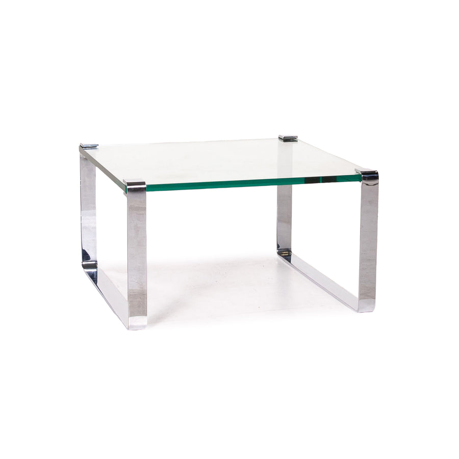 Draenert Glass Coffee Table Metal Table #13588