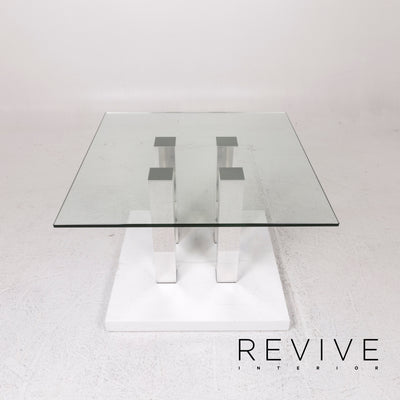 Draenert Glas Esstisch Silber Tisch #12312