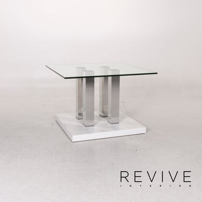 Draenert Glas Esstisch Silber Tisch #12312