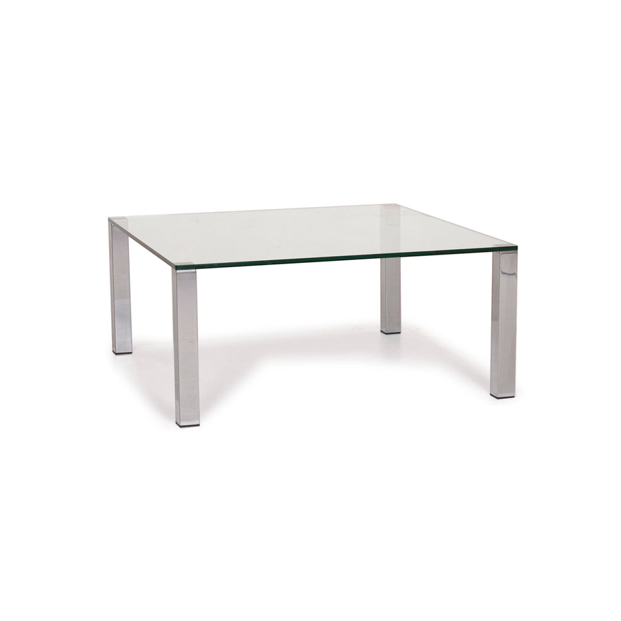 Draenert Glass Table Silver Coffee Table #15068