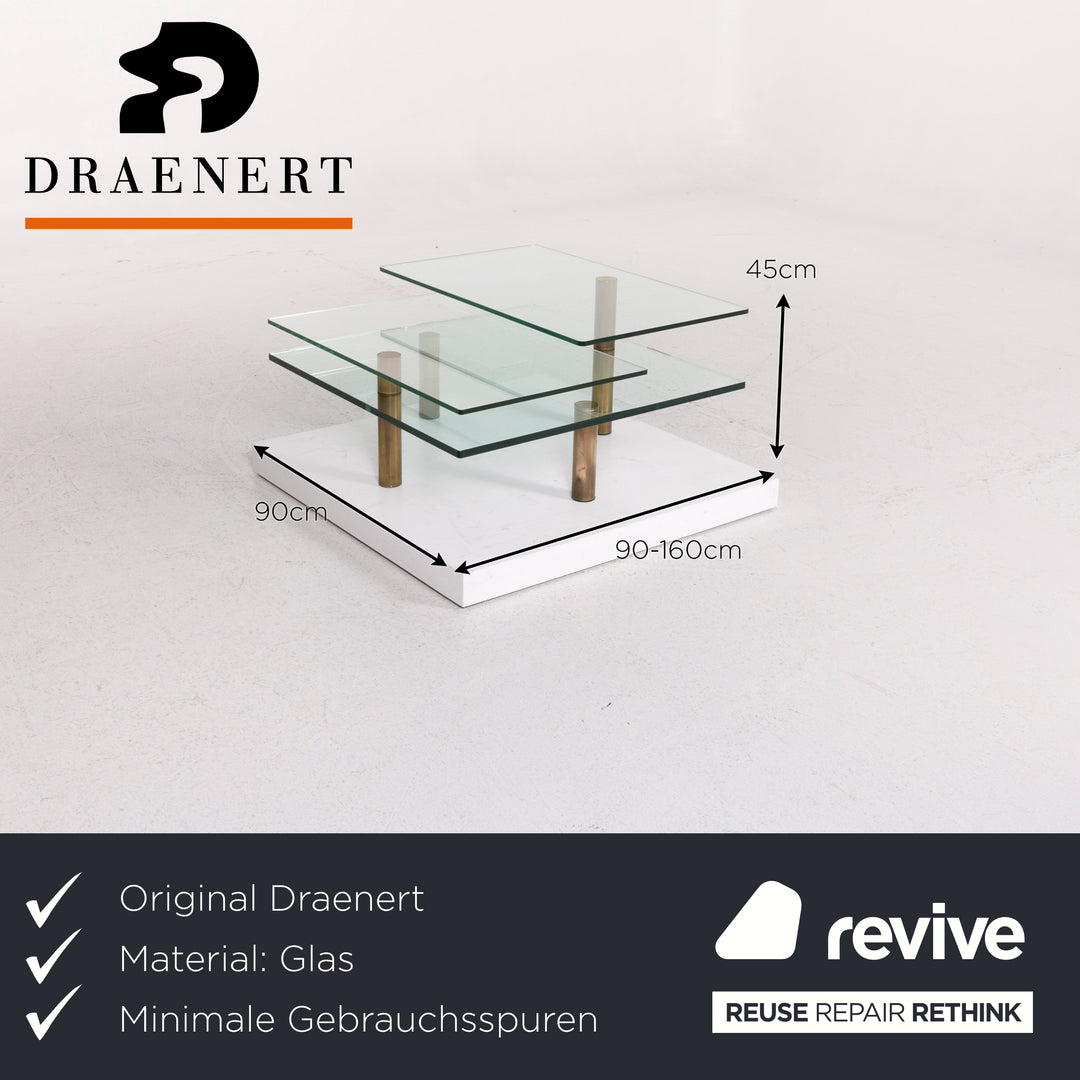 Draenert Imperial coffee table glass incl. function #12313