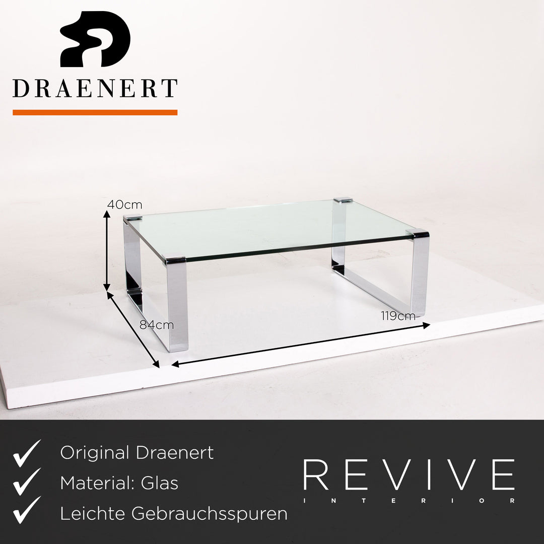 Draenert Classic 1022 Glass Coffee Table Outlet #14197