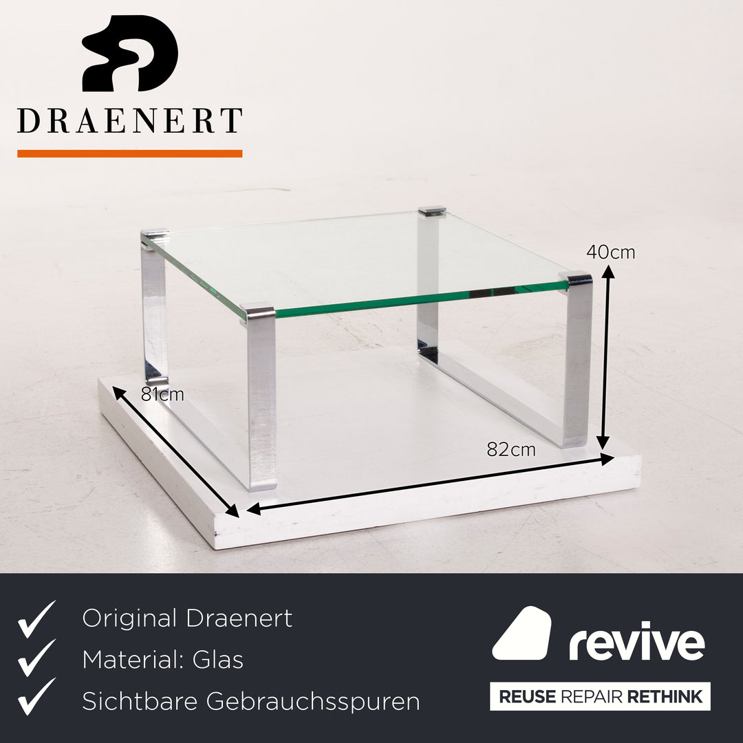 Draenert Klassik 1022 Table en verre Table basse en métal #15061