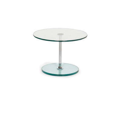 Draenert Largo 1010 Glas Tisch Silber Couchtisch #13067