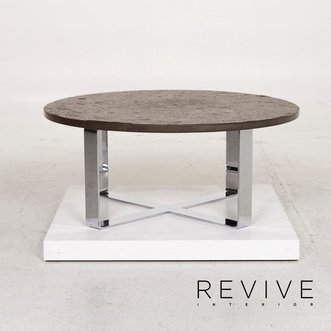 Draenert Slate Coffee Table Metal Table #13176