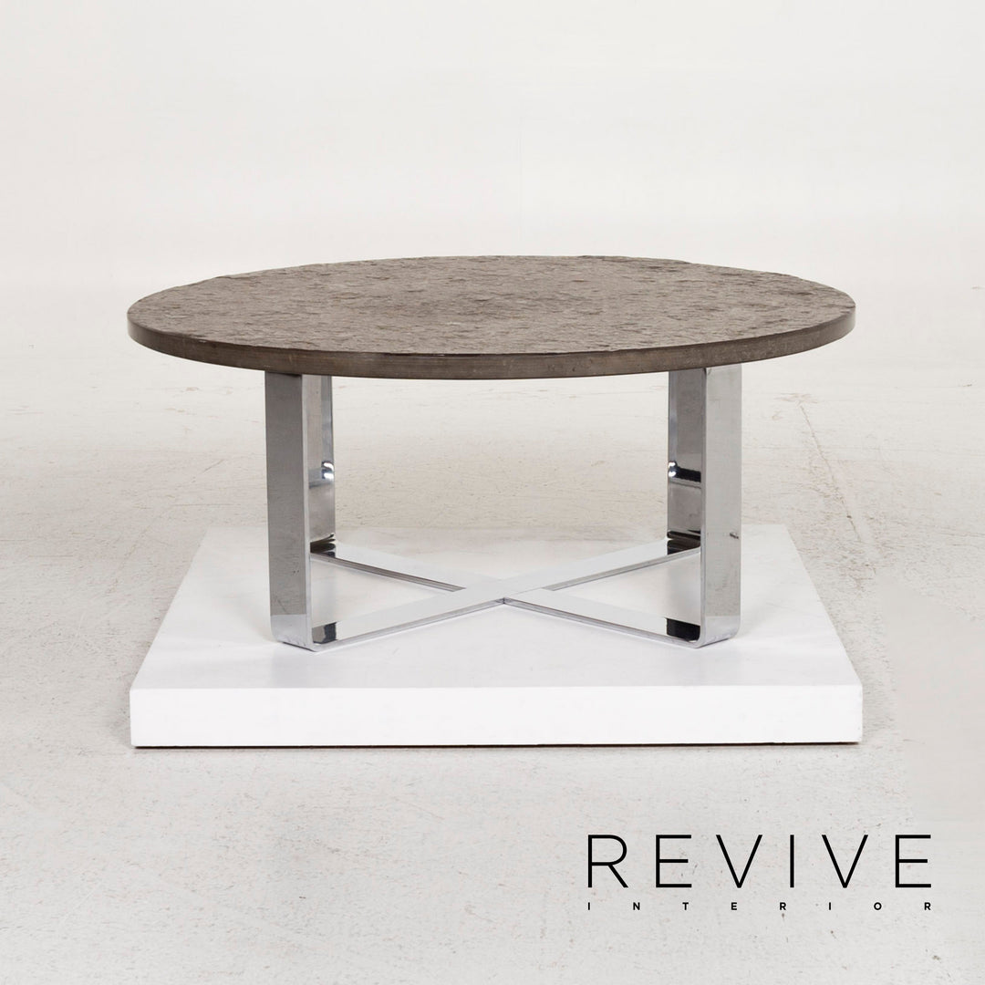 Draenert Slate Coffee Table Metal Table #13176