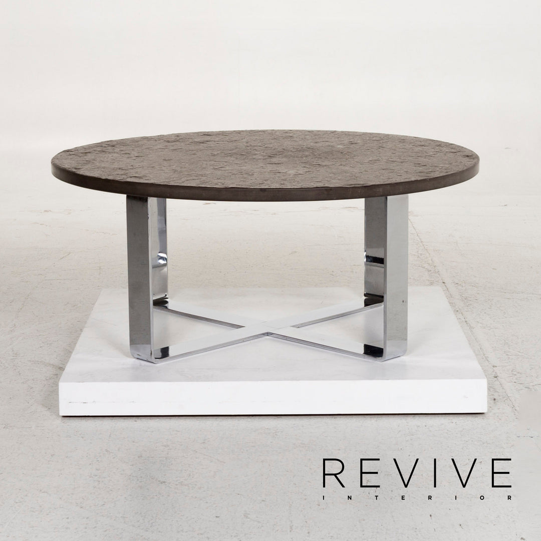 Draenert Slate Coffee Table Metal Table #13176
