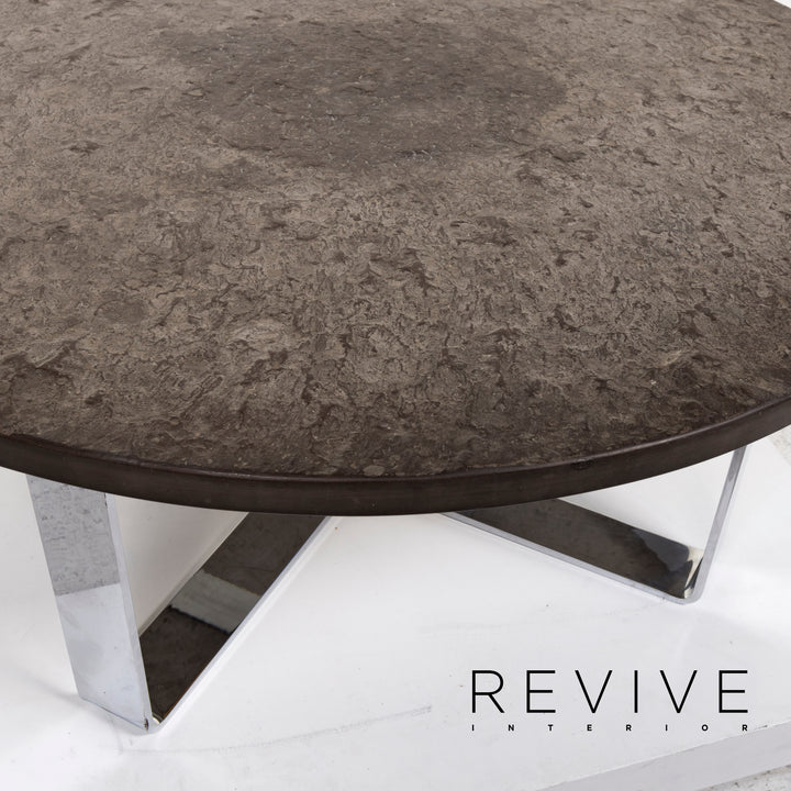 Draenert Slate Coffee Table Metal Table #13176