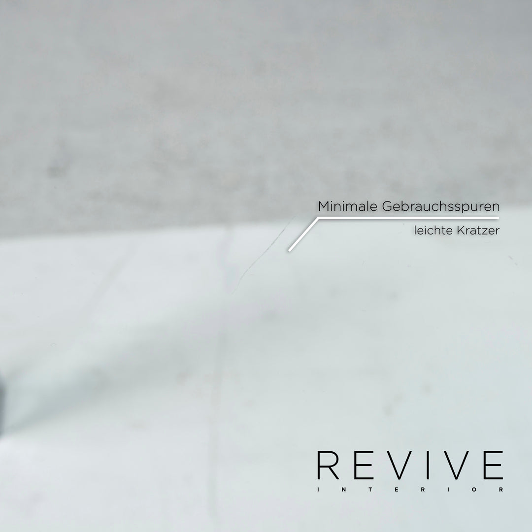 Draenert Why Not 1212 Glas Tisch Silber Couchtisch #13178