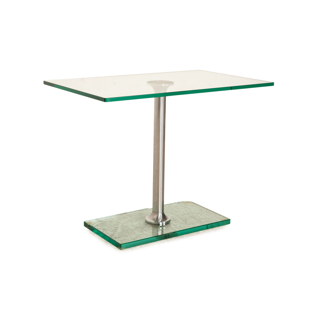 Draenert Couchtisch Silber Glas