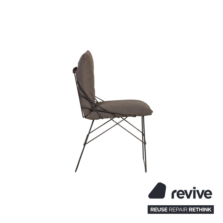 DRIADE SOF SOF metal chair grey