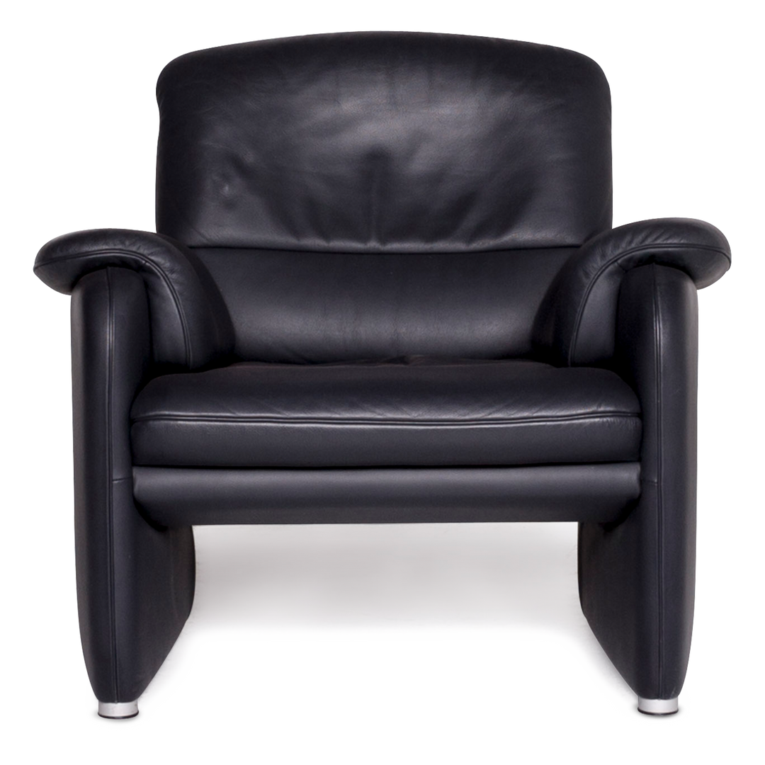 de Sede Designer Leather Armchair Black Armchair #8899